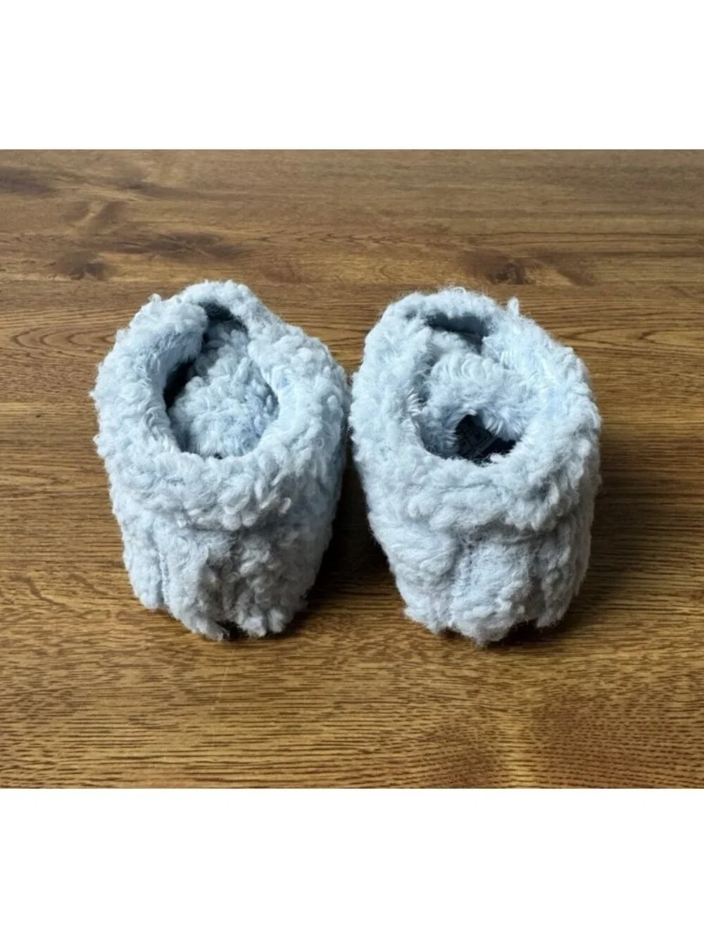 UGG Bixbee Size 2/3 (6 - 12 Months) Blue Baby Toddler Slippers Booties Preowned